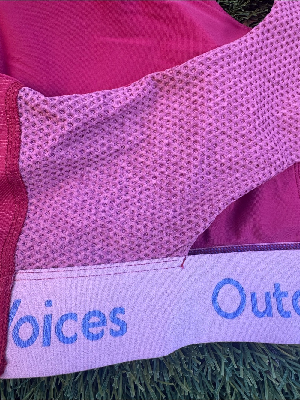 Outdoor Voices Pink Racerback Sports Bra - Picture 4 of 7